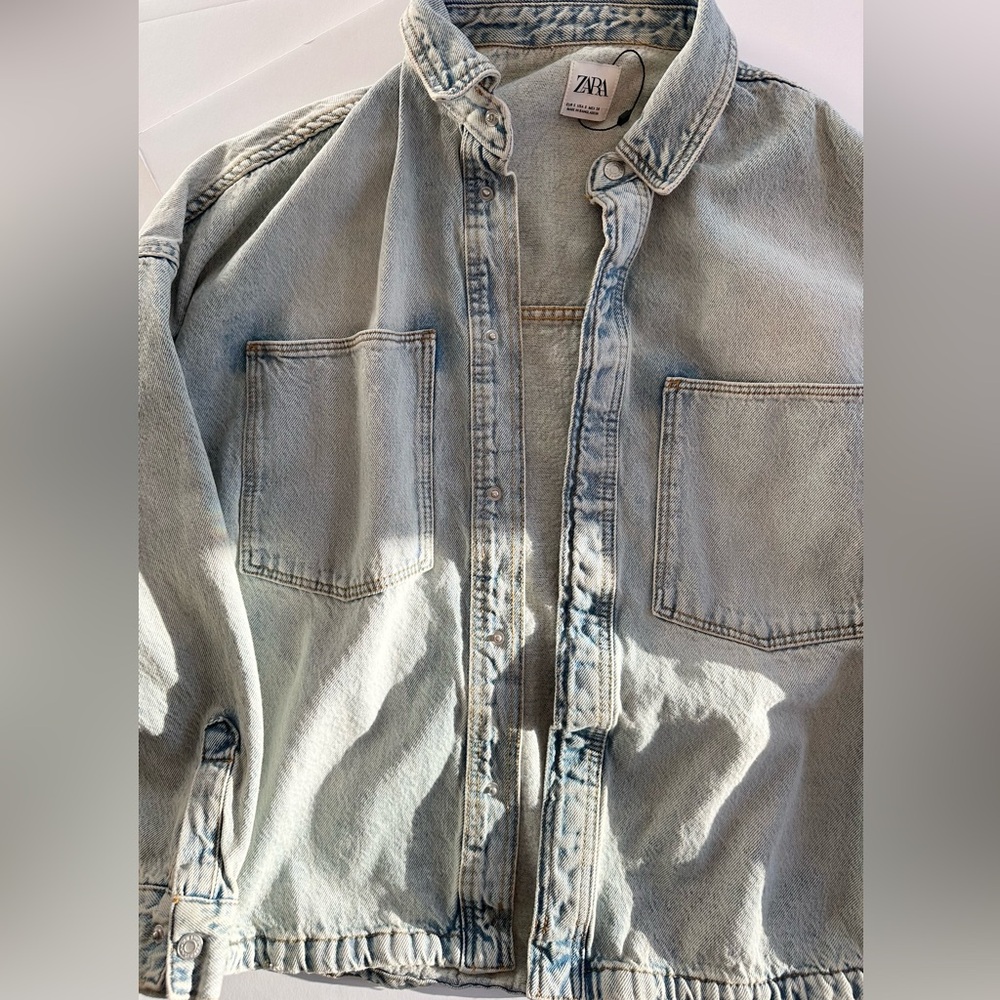 Zara Light Blue Denim Jacket